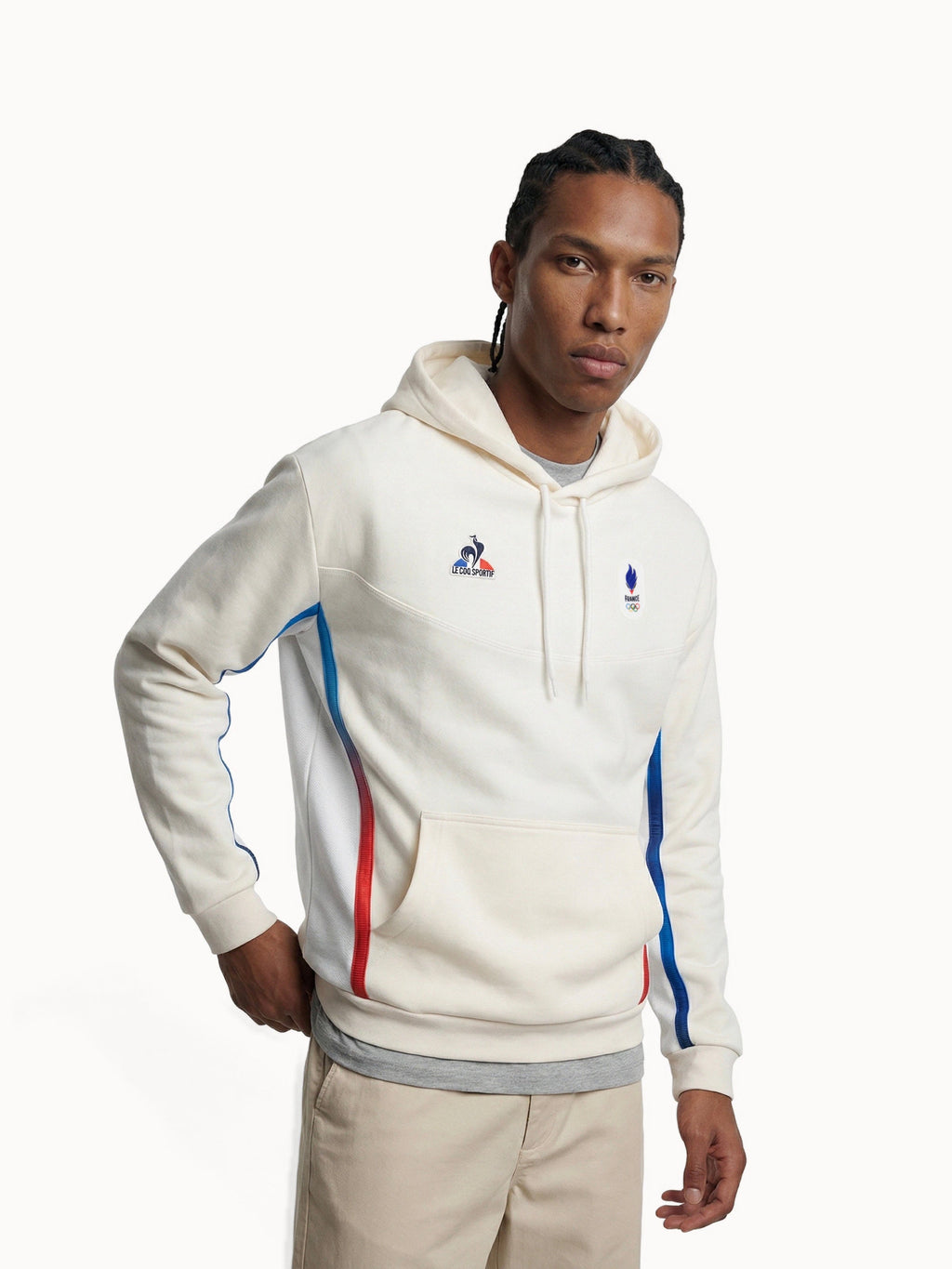 Sweat à capuche en molleton Équipe de France Olympique - 1