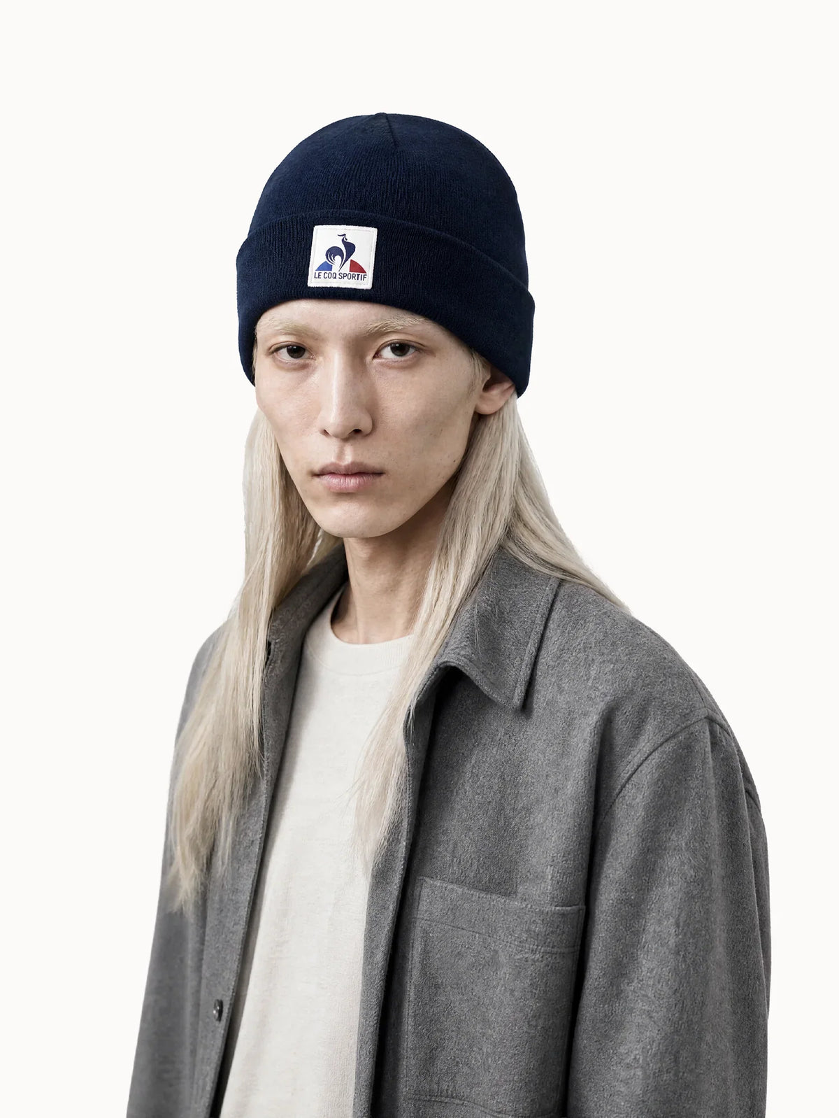 Bonnet Essentiel en maille avec revers - 1