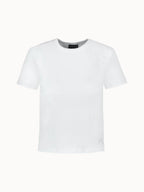 T-shirt crop Essentiel en jersey côtelé - 2