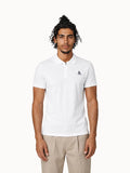 Polo demi-zippé en jersey de coton épais - 1