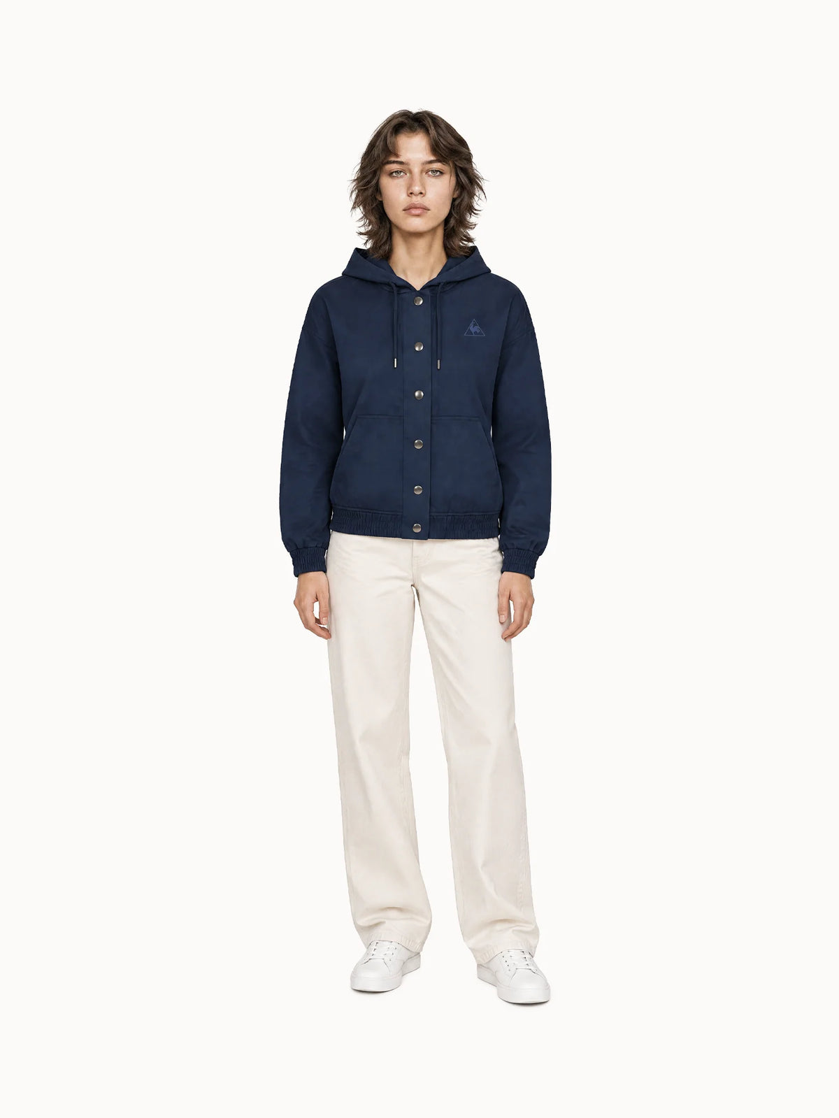Veste à capuche en sergé de coton - 2