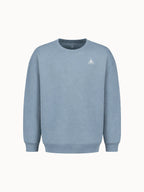 Sweat col rond relax en double face - 2