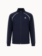 Veste zippée en double face avec manches rayées - 1