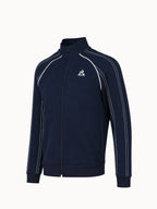 Veste zippée en double face avec manches rayées - 2
