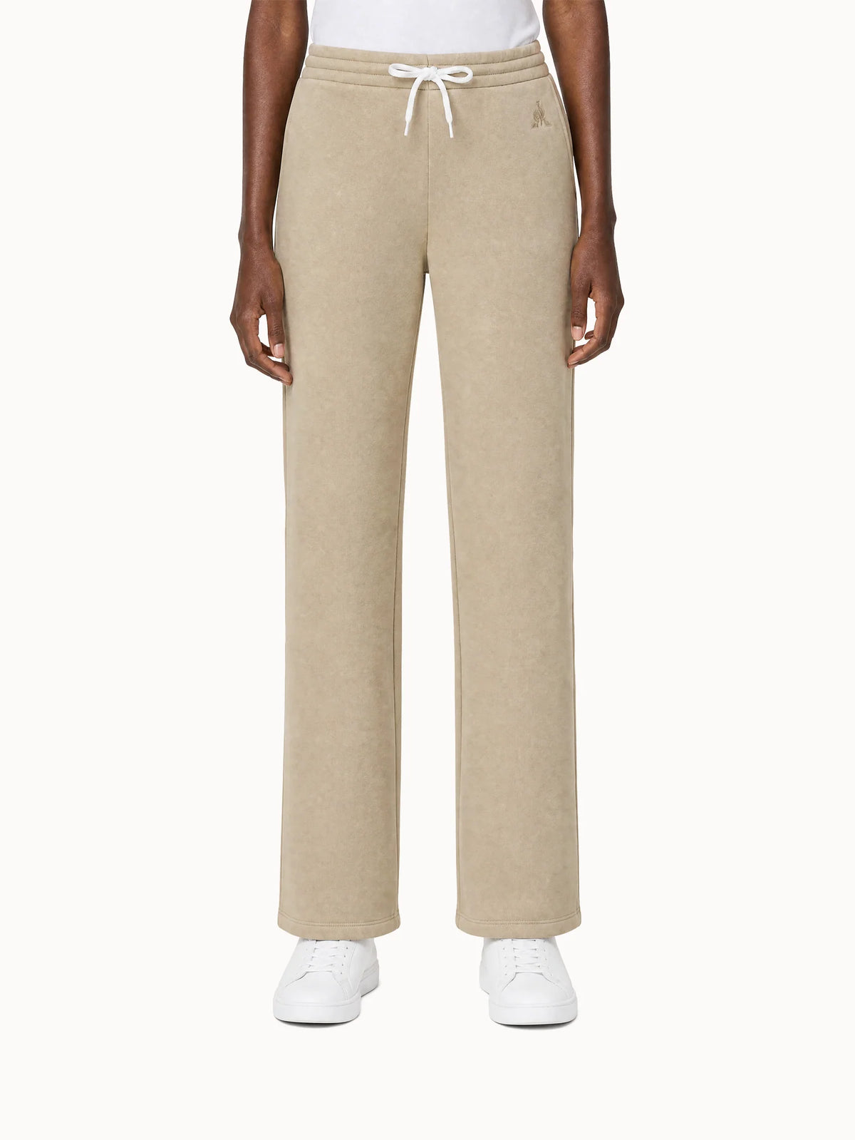 Pantalon large en molleton gratté - 1