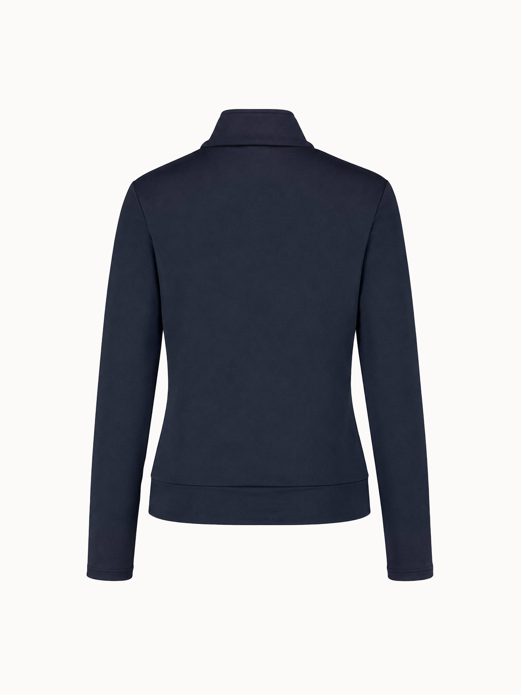 Sweat demi-zippé près du corps en matière technique - 1
