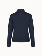 Sweat demi-zippé près du corps en matière technique - 1