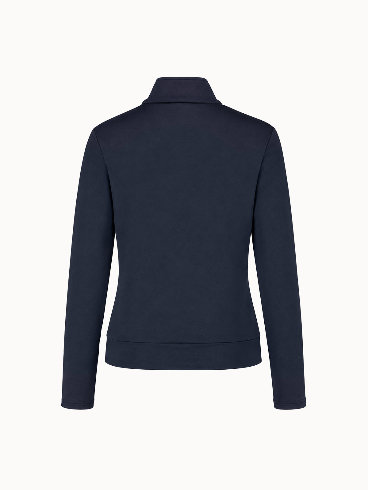 Sweat demi-zippé près du corps en matière technique - 1