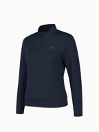 Sweat demi-zippé près du corps en matière technique - 2