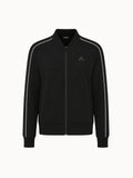 Veste zippée col bomber en double face - 1