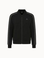 Veste zippée col bomber en double face - 1