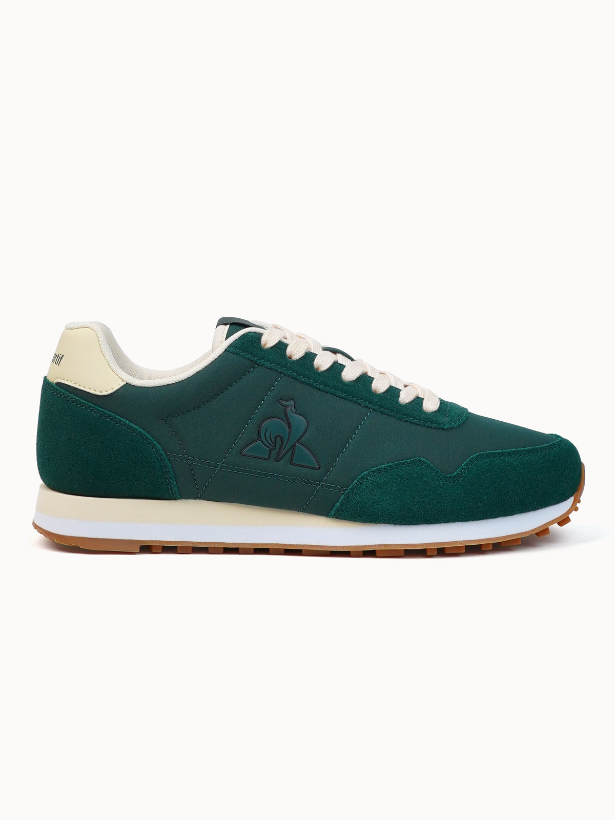 Sneakers retro-running en textile et suede Astra - 1