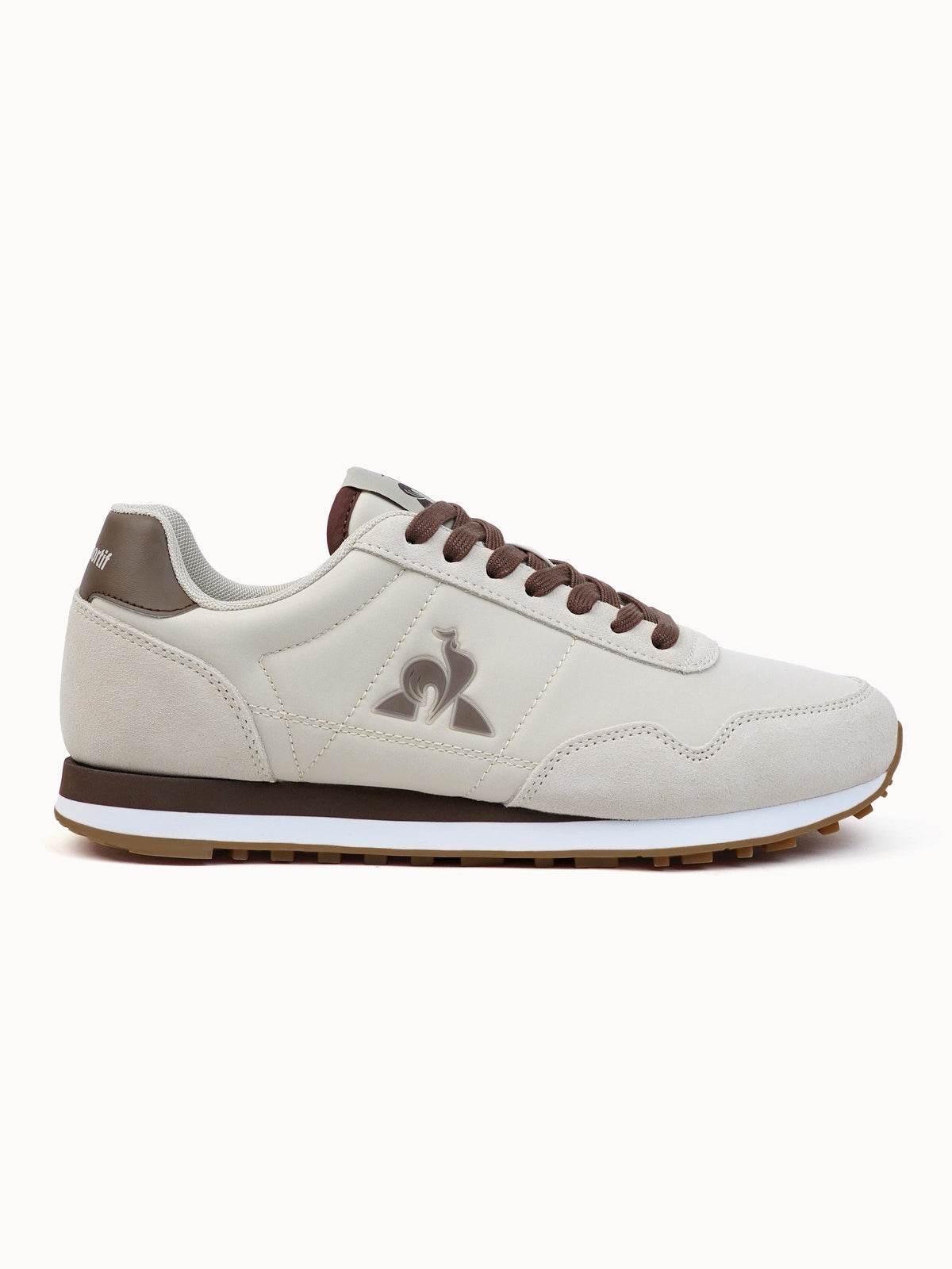 Sneakers retro-running en textile et suede Astra - 1