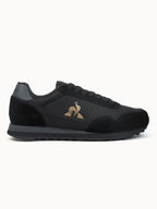 Sneakers retro-running en textile et suede Astra - 1