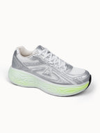 Sneakers running en mesh et cuir effet métallique Beast - 2