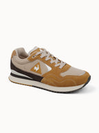 Sneakers retro-running en mesh et suede Solar - 2