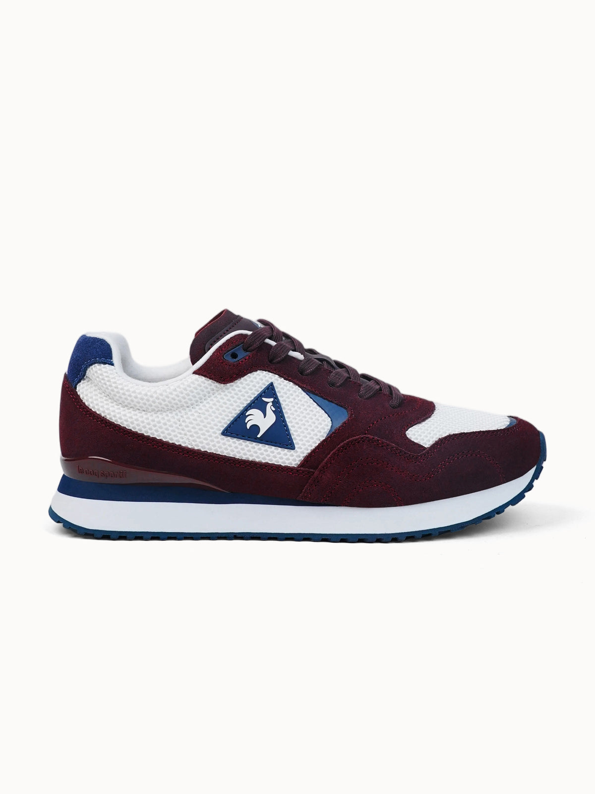 Sneakers retro-running en mesh et suede Solar - 1