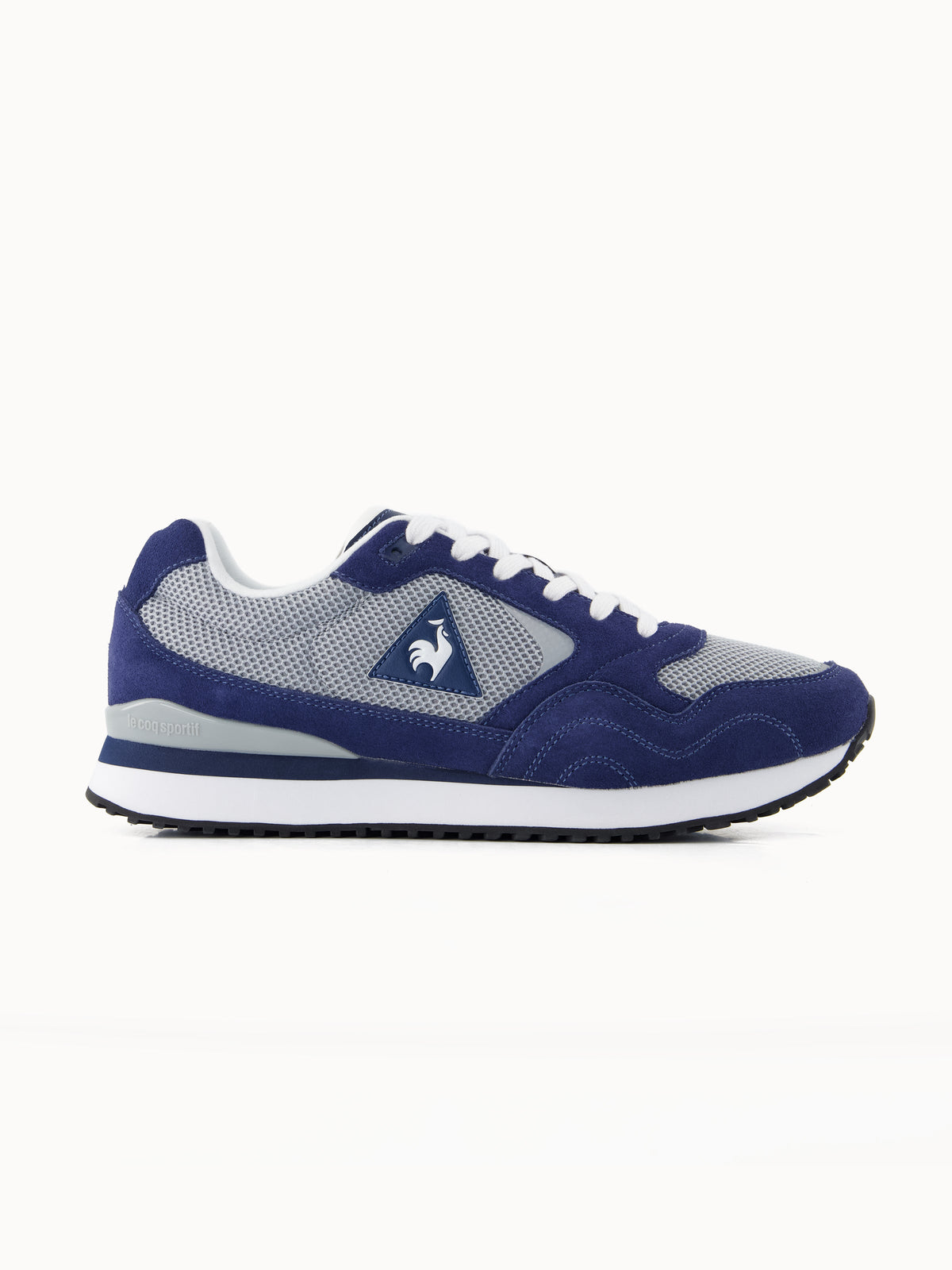 Sneakers retro-running en mesh et suede Solar - 1