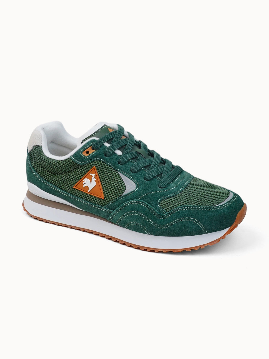 Sneakers retro-running en mesh et suede Solar - 2