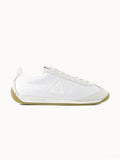 Sneakers retro-running en textile satin et nubuck Quartz - 1