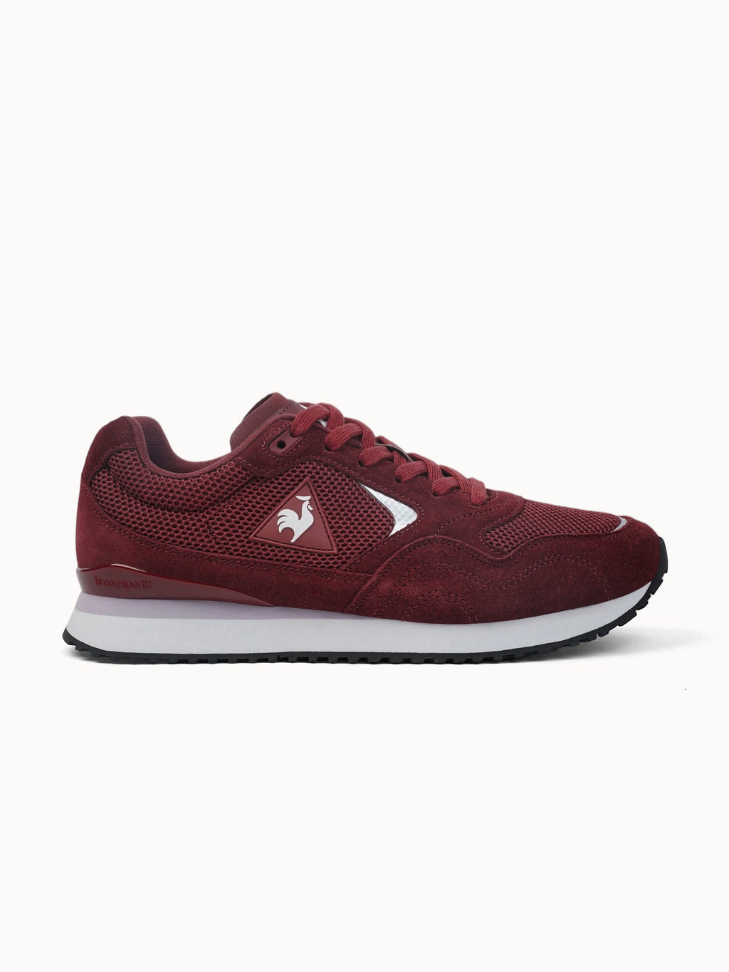 Sneakers retro-running en mesh et suede Solar - 1