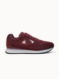 Sneakers retro-running en mesh et suede Solar - 1