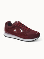 Sneakers retro-running en mesh et suede Solar - 2