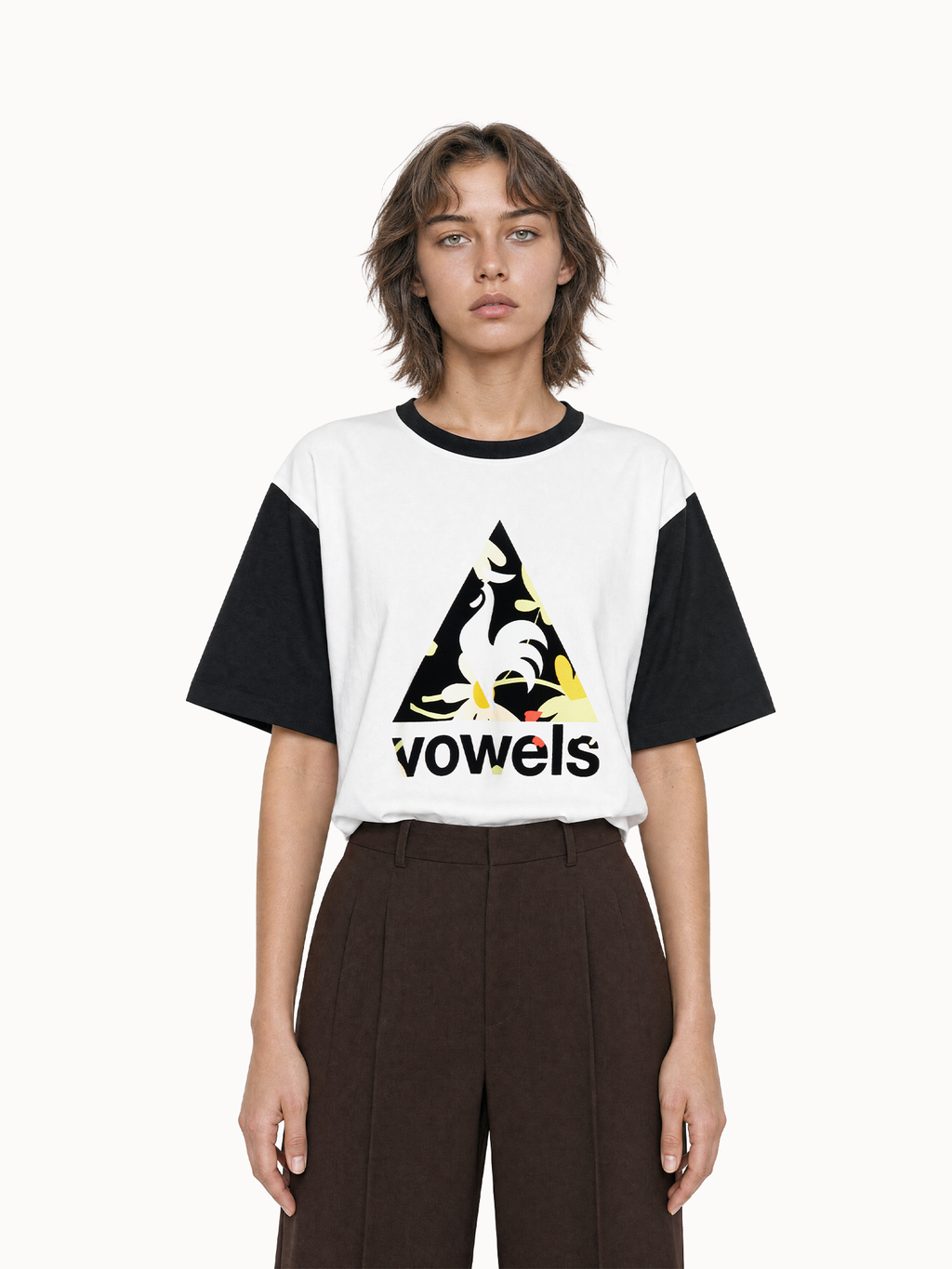 T-shirt oversize Le Coq Sportif x Vowels en jersey de coton - 2
