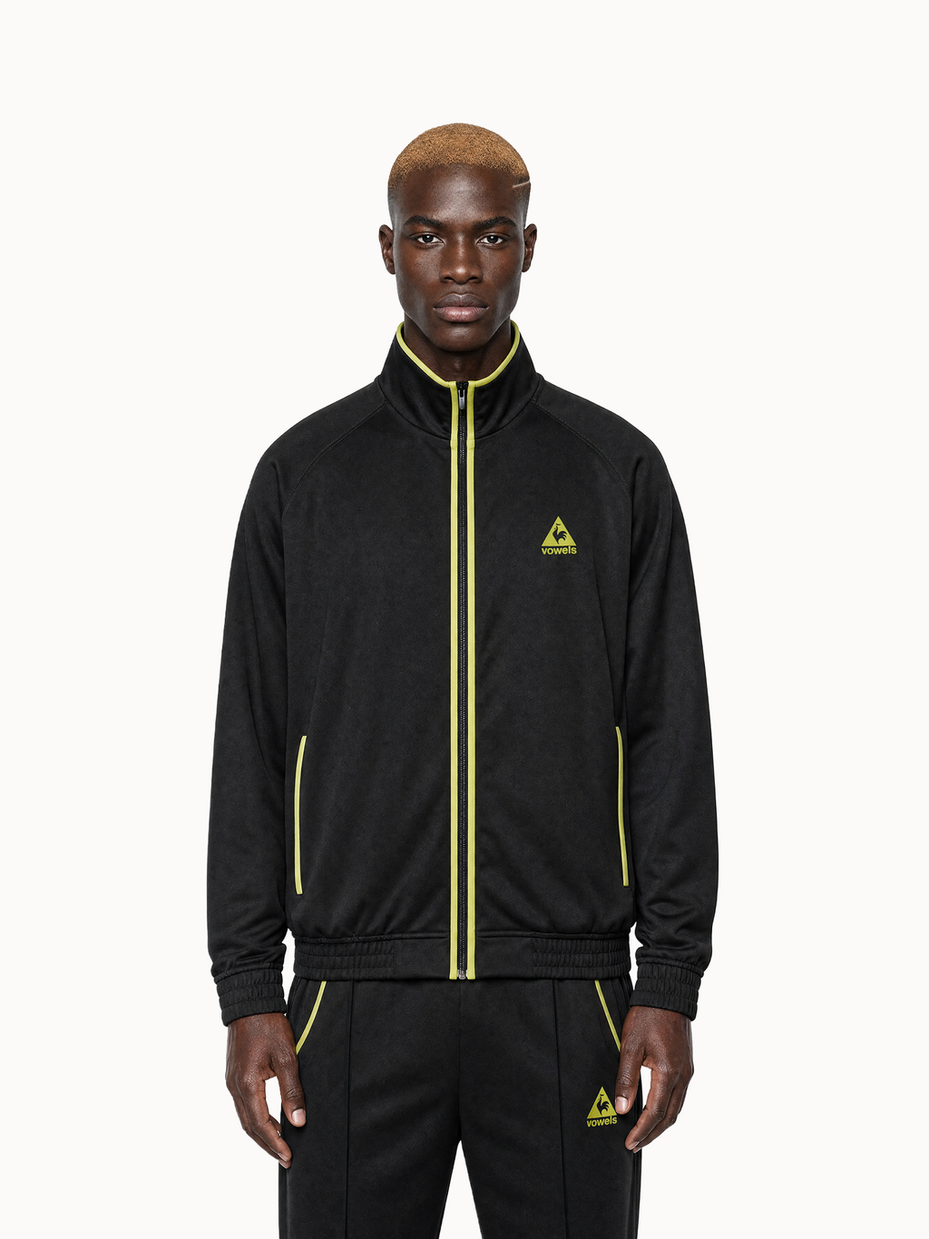 Veste zippée relax Le Coq Sportif x Vowels en matière épaiss - 1