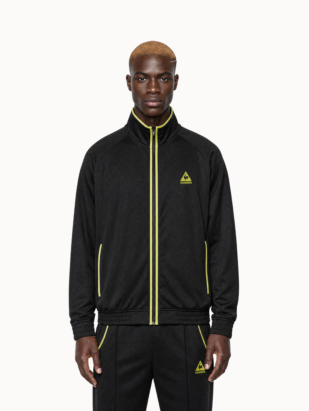 Veste zippée relax Le Coq Sportif x Vowels en matière épaiss - 1