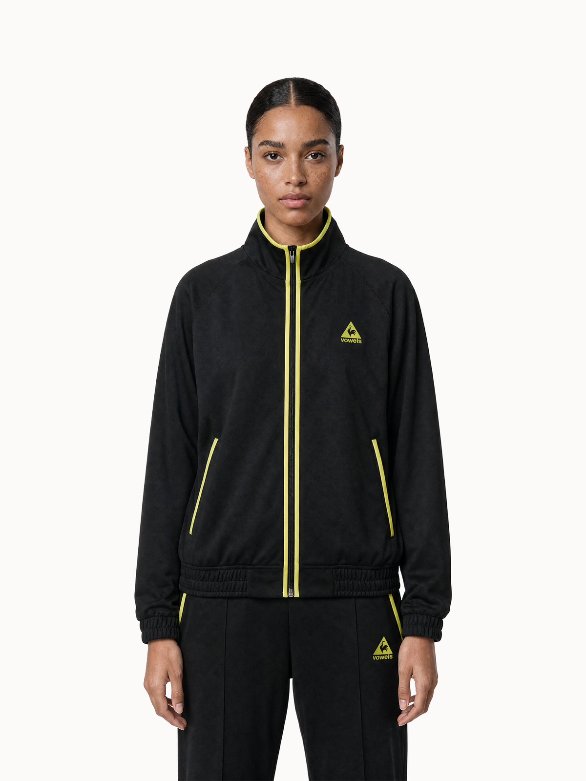 Veste zippée relax Le Coq Sportif x Vowels en matière épaiss - 2