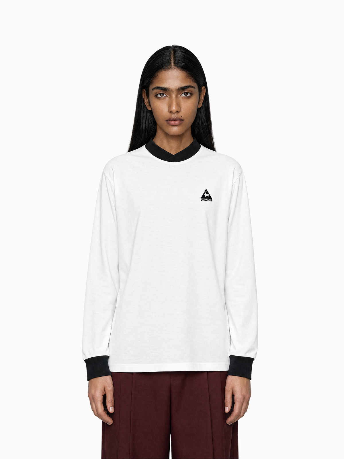 T-shirt manches longues Le Coq Sportif x Vowels en jersey de - 1